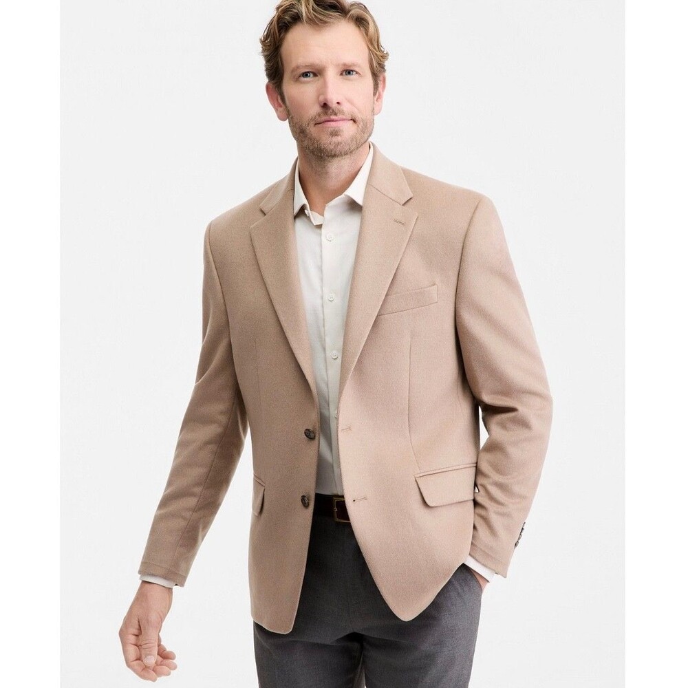 $375 NEW MICHAEL KORS Mens 48R Wool Silk Cashmere Blazer Sport Coat Suit Jacket